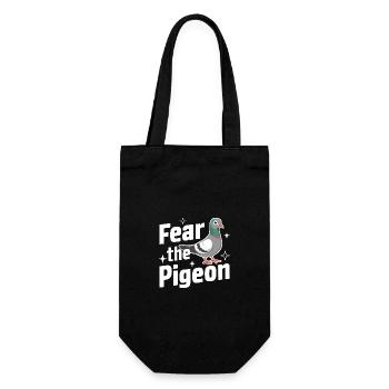 Pigeon Pigeons Animal Bird - Gift Bag for Bottles - black - Front