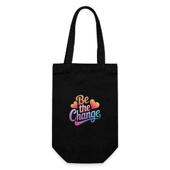 Altruisme Don désintéressé Donner d’école - Sac à bouteille - noir - Devant