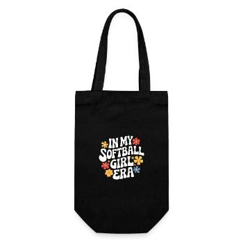 Softball Sports Softball Player - Gift Bag for Bottles - black - Front