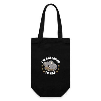 Koala Koala Koala Bear Animal - Gift Bag for Bottles - black - Front