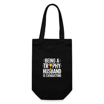 Husband, Spouse, Family, Wedding - Gift Bag for Bottles - black - Front