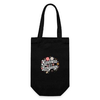 Altruisme Don désintéressé Donner d’école - Sac à bouteille - noir - Devant