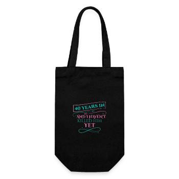 40 ans plus tard, je ne l’ai pas encore tué - Sac à bouteille - noir - Devant