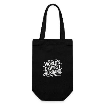 Husband, Spouse, Family, Wedding - Gift Bag for Bottles - black - Front