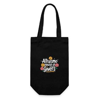 Altruisme Don désintéressé Donner d’école - Sac à bouteille - noir - Devant