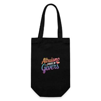 Altruisme Don désintéressé Donner d’école - Sac à bouteille - noir - Devant