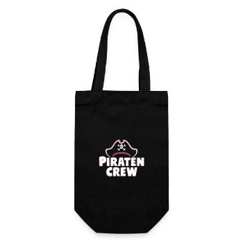 Pirate Carnival Carnival Costume Disguise - Gift Bag for Bottles - black - Front