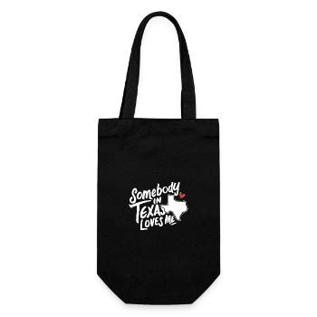 Texas State Texans Texas - Gift Bag for Bottles - black - Front