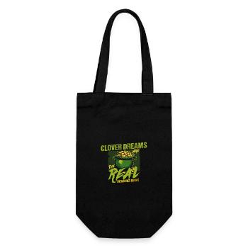 Les rêves de trèfle sont les vrais trésors de la Saint-Patrick - Sac à bouteille - noir - Devant