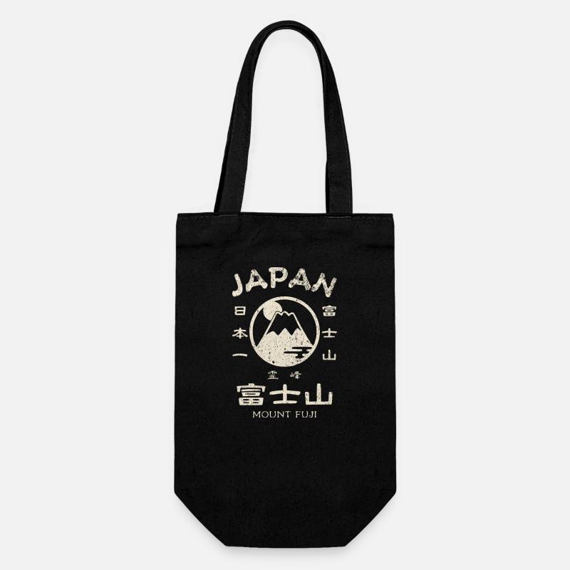 Japan Mount Fuji - Sac à bouteille - noir