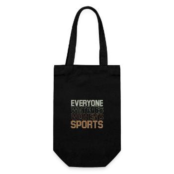 Tout le monde regarde les sports féminins - Sac à bouteille - noir - Devant
