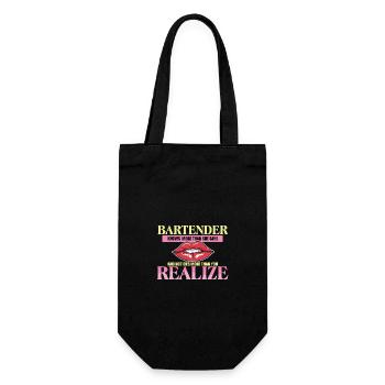 La barmaid en sait plus qu’elle ne le dit - Sac à bouteille - noir - Devant