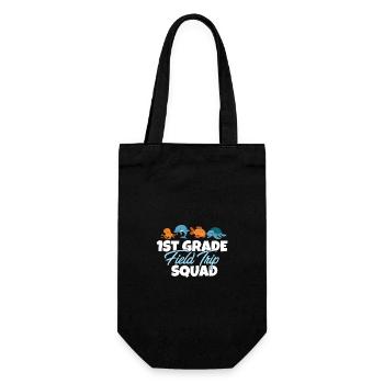 1. Klasse Exkursionstrupp Meerestiere - Geschenkbeutel für Flaschen - Schwarz - Vorne