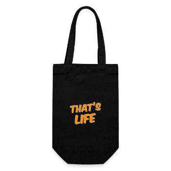C’est la vie - Sac à bouteille - noir - Devant