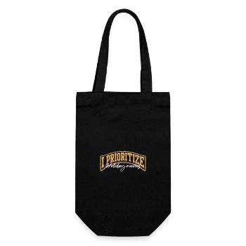 Je privilégie le design des amateurs de films de vacances - Sac à bouteille - noir - Devant