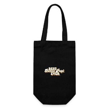Meilleur papa de danse de tous les temps - Sac à bouteille - noir - Devant