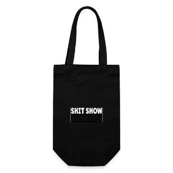 Shit Show Supervisor - Geschenkbeutel für Flaschen - Schwarz - Vorne