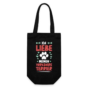 J’adore mon Yorkshire Terrier - Sac à bouteille - noir - Devant