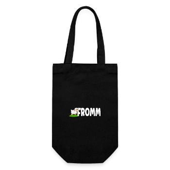 Lammfromm - Du bist unschuldig. IMMER! - Geschenkbeutel für Flaschen - Schwarz - Vorne