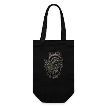 I love steampunk - Gift Bag for Bottles - black - Front
