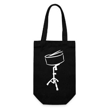 Croquis de tambour d’agitation - Sac à bouteille - noir - Devant