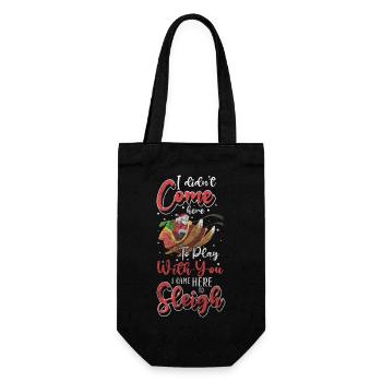 Tobogganing Snow Skiing Holidays - Gift Bag for Bottles - black - Front