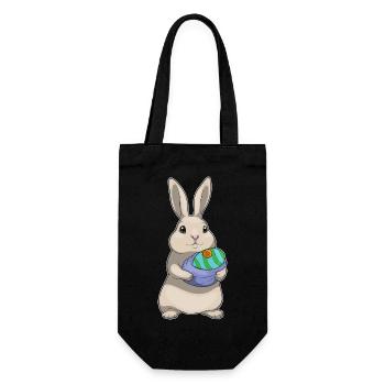Tétine de Pâques Bunny - Sac à bouteille - noir - Devant