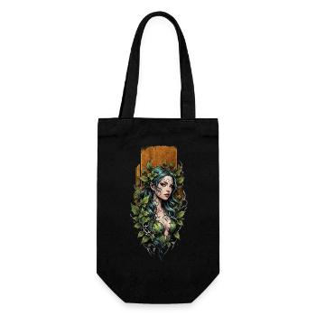 Ivy Enchantment: Nature's Embrace - Gift Bag for Bottles - black - Front