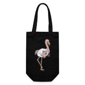 Stéthoscope Flamingo Doctor - Sac à bouteille - noir - Devant