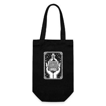 Poison Vial 4 - Gift Bag for Bottles - black - Front