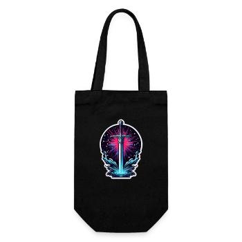 Épée galactique - Sac à bouteille - noir - Devant
