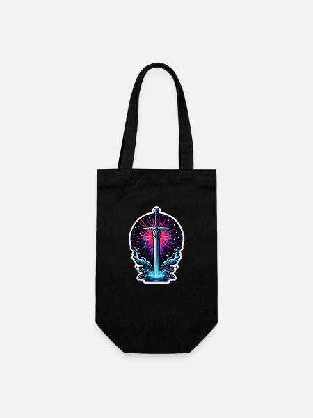 Galaxy Sword - Geschenkbeutel für Flaschen - Schwarz