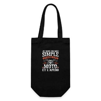 Motard Homme Moto Cadeau Motorcycle Motards - Sac à bouteille - noir - Devant