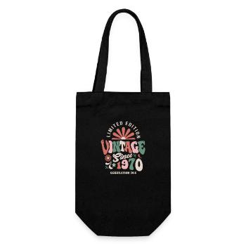 1970 Anniversaire 1970 vintage - Sac à bouteille - noir - Devant