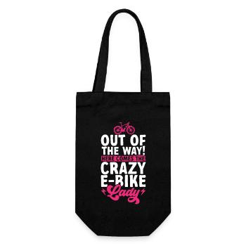 Electric Bike Cycling Biker E-Bike - Gift Bag for Bottles - black - Front