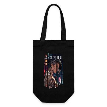 Red Cyber Tattooed Man - Gift Bag for Bottles - black - Front