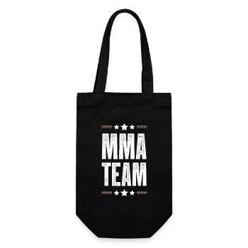 Mma Team - Geschenkbeutel für Flaschen - Schwarz - Vorne