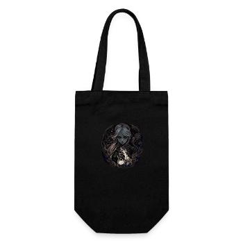 Gloomy Beautiful Witch / Wicca - Gift Bag for Bottles - black - Front