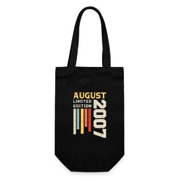 Août 2007 - Cadeau anniversaire Août 2007 Août - Sac à bouteille - noir - Devant