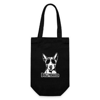 Bull Terrier Cool Lunettes de soleil Chiens Chien Wilsigns - Sac à bouteille - noir - Devant