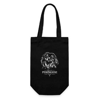 Pékinois papa chien chien Wilsigns - Sac à bouteille - noir - Devant