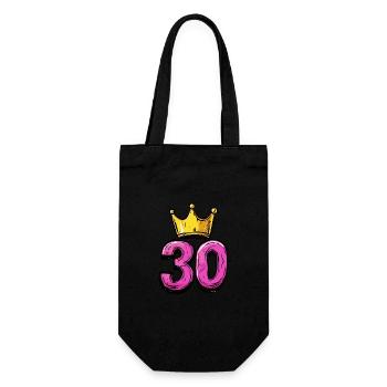 Couronne de maillot à 30 chiffres - Sac à bouteille - noir - Devant