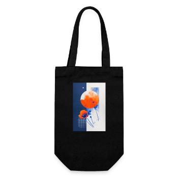 Corn poppy - Gift Bag for Bottles - black - Front