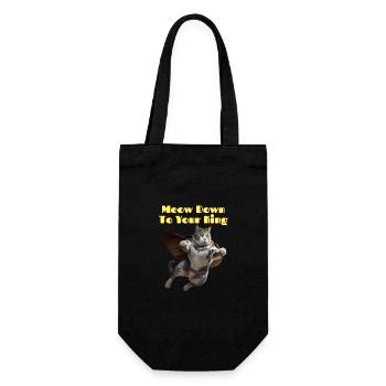 Meow Down To Your King - Gift Bag for Bottles - black - Front