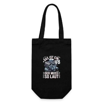 Moteur V8 8 cylindre cylindrée tuner de voiture de réglage - Sac à bouteille - noir - Devant