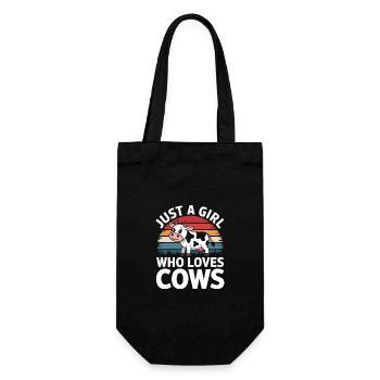 Éleveur de vaches Ferme Éleveur de vaches - Sac à bouteille - noir - Devant