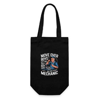 Mechanic Mechanic Workshop - Gift Bag for Bottles - black - Front