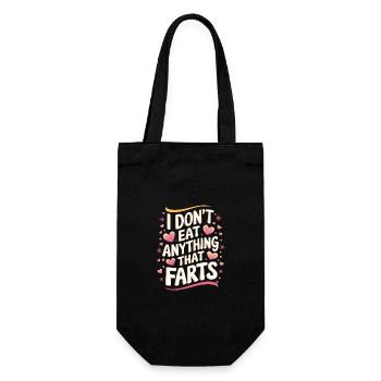 Vegetarian Vegan Veggie Vegetarian - Gift Bag for Bottles - black - Front