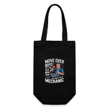 Mechanic Mechanic Workshop - Gift Bag for Bottles - black - Front