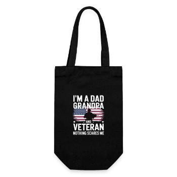 Soldat militaire vétéran - Sac à bouteille - noir - Devant